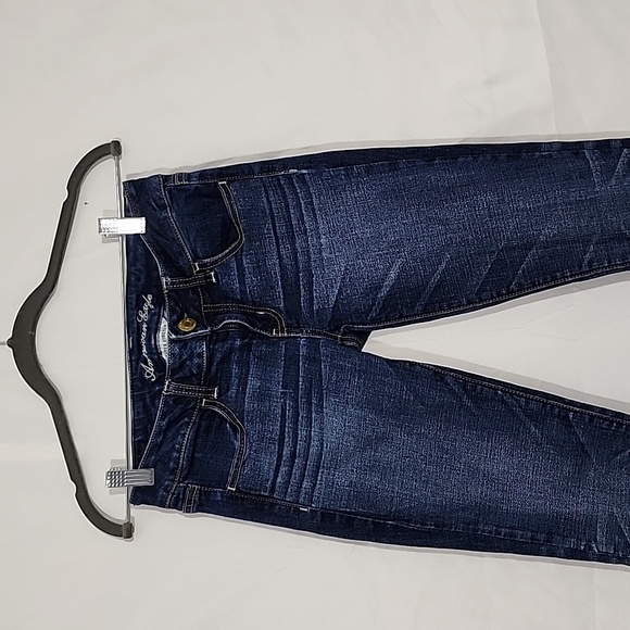 American Eagle Super Jegging Skinny Blue Size 4S - Picture 2 of 9